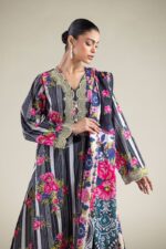 KHAADI Black Embroidered 3 Pec - Image 2