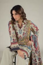 KHAADI 3PIECE LAWN UNSTICHED - Image 3