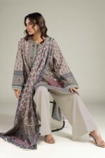 KHAADI 3PIECE LAWN UNSTICHED - Image 4