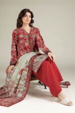 KHAADI 3PIECE LAWN UNSTICHED - Image 3