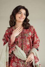 KHAADI 3PIECE LAWN UNSTICHED - Image 5
