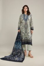 KHAADI 3PIECE LAWN UNSTICHED - Image 3