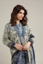 KHAADI 3PIECE LAWN UNSTICHED - Image 2